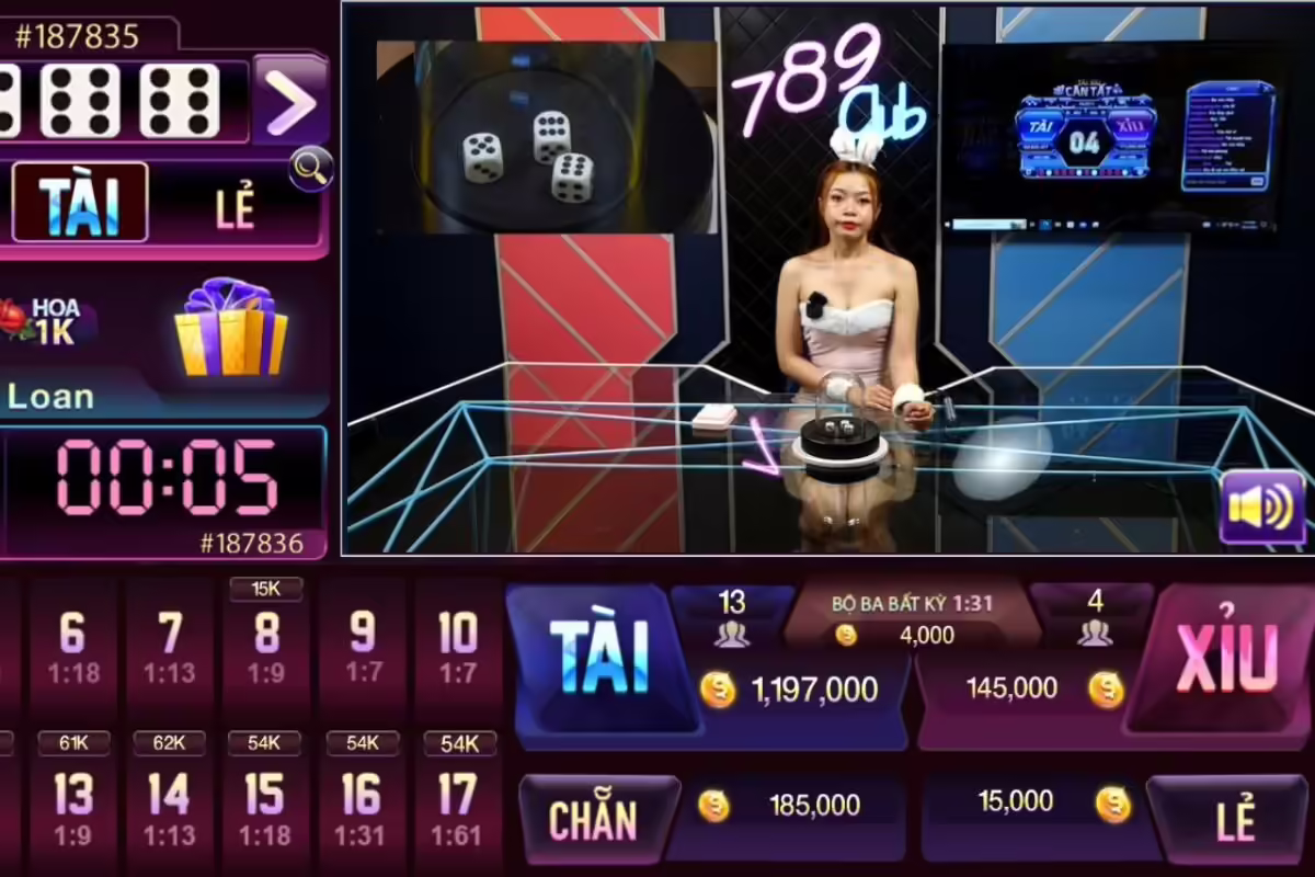 Trải nghiệm Tài xỉu Livestream cùng Gemwin