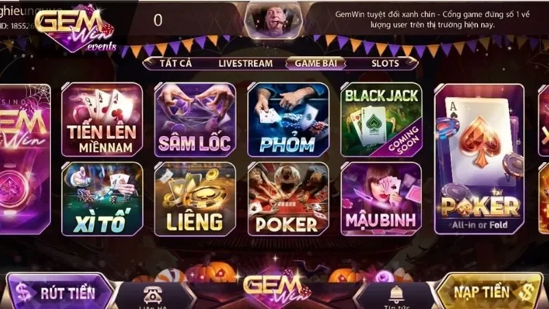 Ưu đãi hấp dẫn, thanh toán nhanh chóng – Chơi bài đổi thưởng tại Gemwin ngay