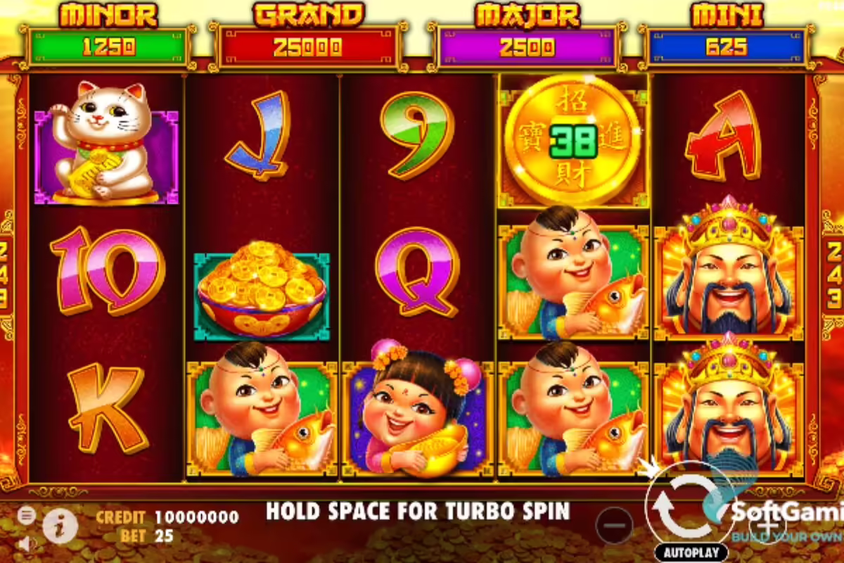 Caishen Cash sở hữu đồ hoạ sắc nét và thu hút nhiều người chơi trên thế giới