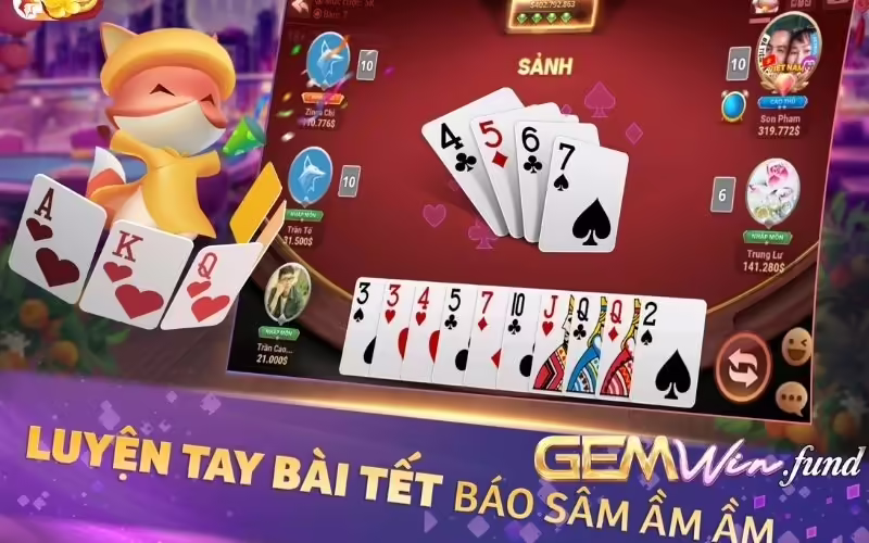 Trò chơi Sâm Lốc đánh bại đối thủ bằng chiến lược và phán đoán